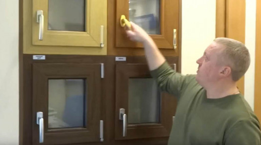 Ламинация окна и подоконники Данке